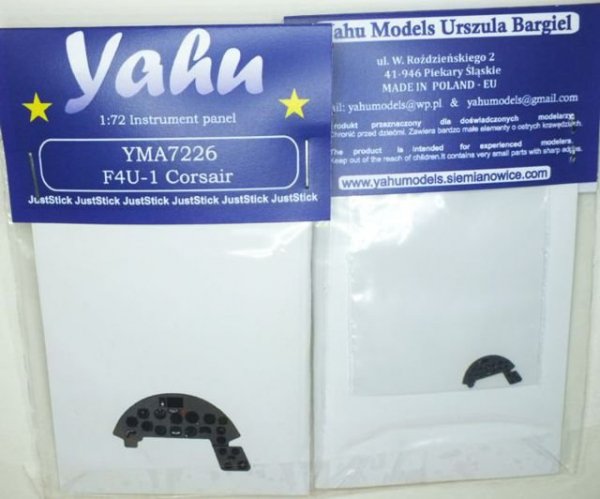 Yahu YMA7226 F4U-1/1A/1D Corsair (Tamiya / Revell) 1:72