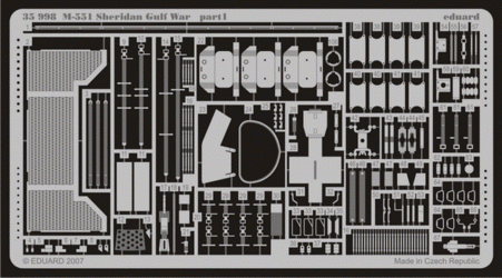 Eduard 35998 M-551 Gulf War 1:35 Academy