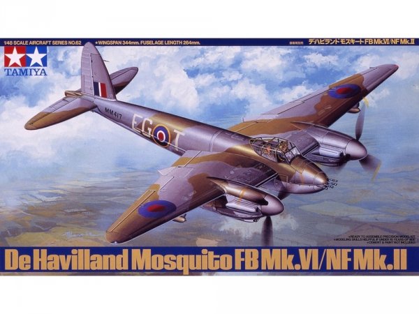 Tamiya 61062 De Havilland Mosquito FB Mk.VI/NF Mk.II 1/48