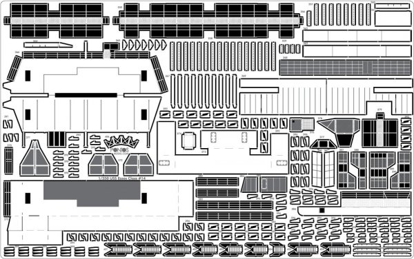 Pontos 35005F1 USS CV-14 Toconderoga 1944 Detail Up Set (1:350)