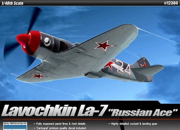 Academy 12304 Lavochkin La-7 Russian Ace 1:48