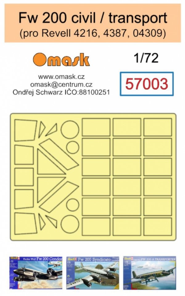 Omask 57003 Fw 200 civil / transport (Revell) 1/72