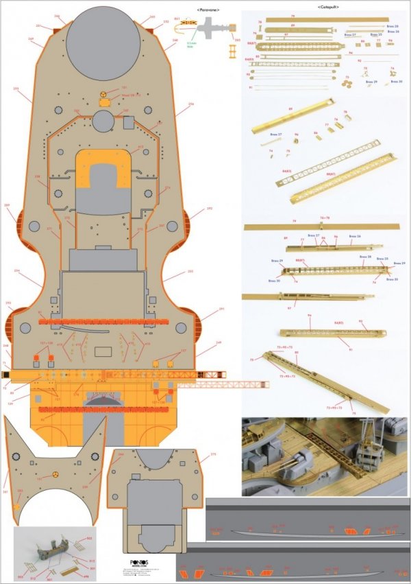 Pontos 22001F2 BISMARCK 1941 Detail Up Set Basic Ver.2 (1:200)