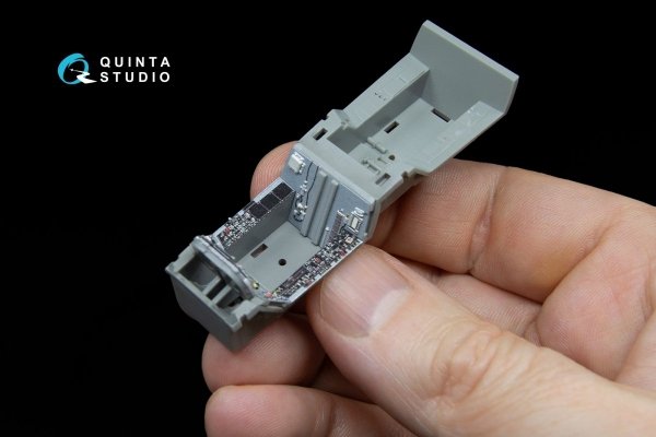 Quinta Studio QD48042 F/A-18A 3D-Printed &amp; coloured Interior on decal paper (for Kinetic) 1/48