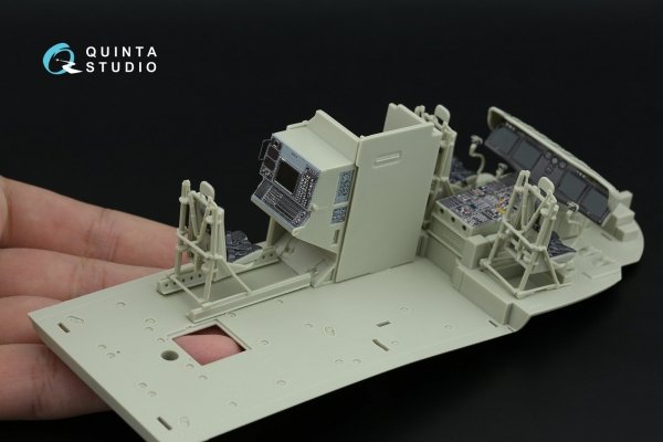 Quinta Studio QD35166 МН-60R Seahawk 3D-Printed &amp; coloured Interior on decal paper (Kitty Hawk) 1/35