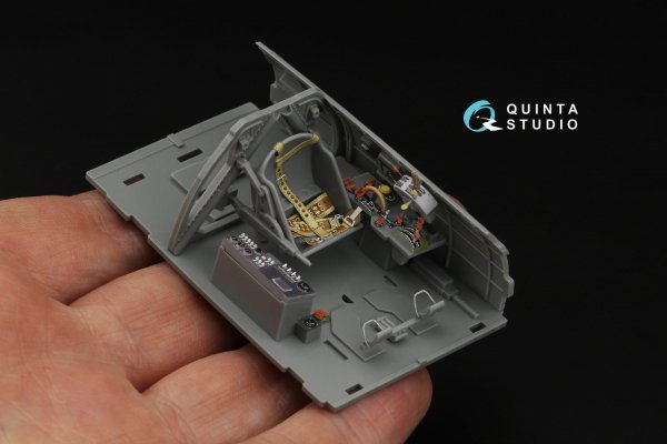 Quinta Studio QD32245 N1K2-J Shidenkai 3D-Printed &amp; coloured Interior on decal paper (Hasegawa) 1/32