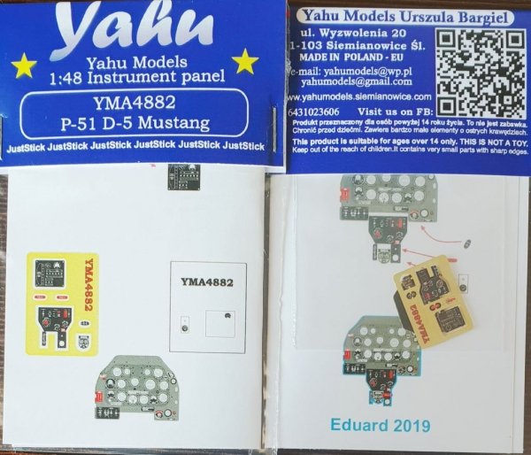 Yahu YMA4882 P-51D-5 Mustang for Eduard 1/48