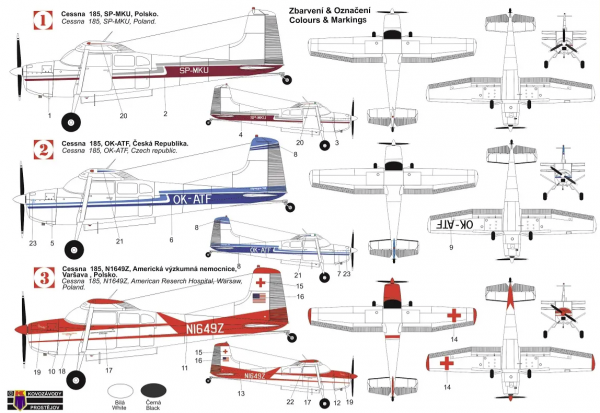 Kovozavody Prostejov KPM0232 Cessna C-180/185 Skywagon 1/72
