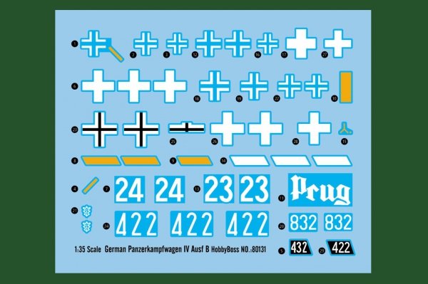Hobby Boss 80131 German Panzerkampfwagen IV Ausf B