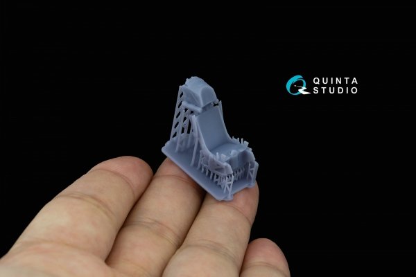 Quinta Studio QR+48062 K-36DM Series2 (late) ejection seat (for MiG-29, MiG-31, Su-27, Su-33, Su-34 aircraft since 2008) (All kits) 1/48