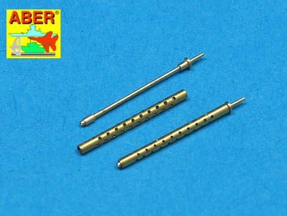 Aber A48 017 Set of 2 cal .50 (12,7mm) standard barrels for U.S. aircraft machine guns Browning M2 (1:48)