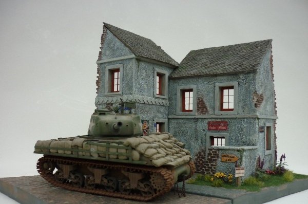 RT-Diorama 35166 Diorama-Base: &quot;French Village&quot; Part 1 1/35