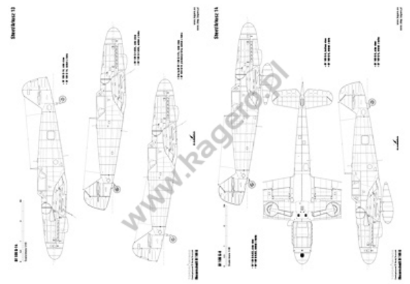 Kagero 7063 Messerschmitt Bf 109 G EN/PL