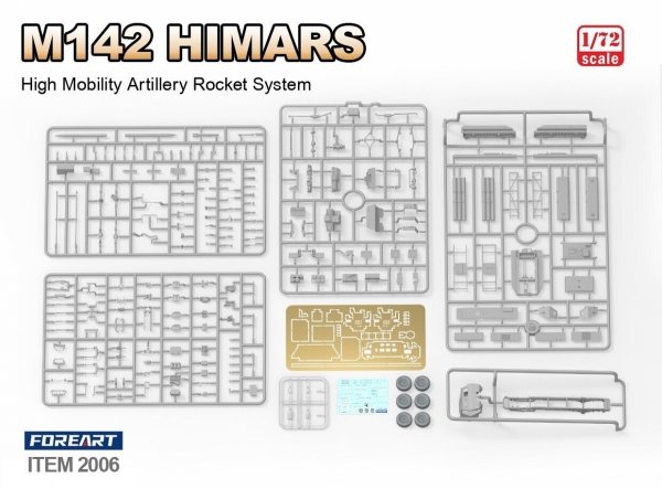 ForeArt 2006 M142 HIMARS High Mobility Artilery Rocket System 1/72