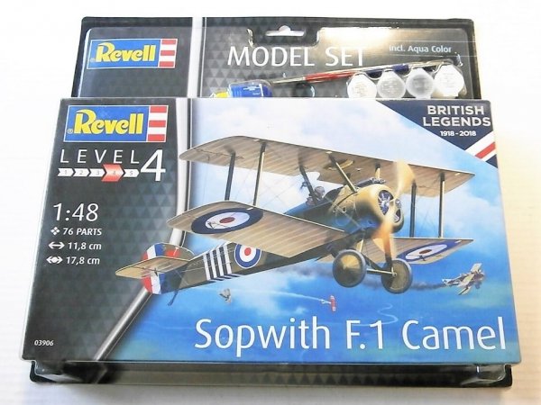 Revell 63906 Sopwith F.1 Camel Model Set (1/48)