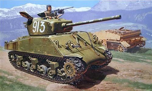Italeri 6483 American Mmedium tank M4A2 Wet Sherman  (1:35)