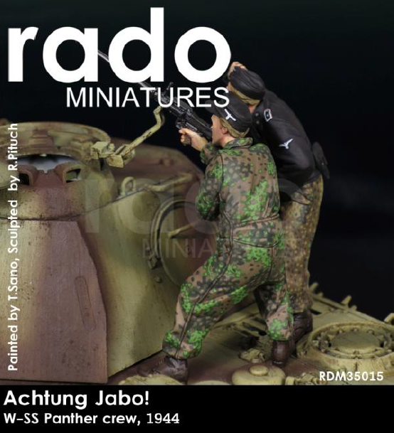 RADO Miniatures RDM35015 Achtung Jabo ! W-SS Panther crew ,1944 (1:35)