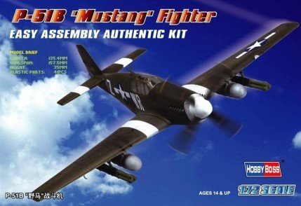 Hobby Boss 80242 P-51B Mustang Fighter (1:72)