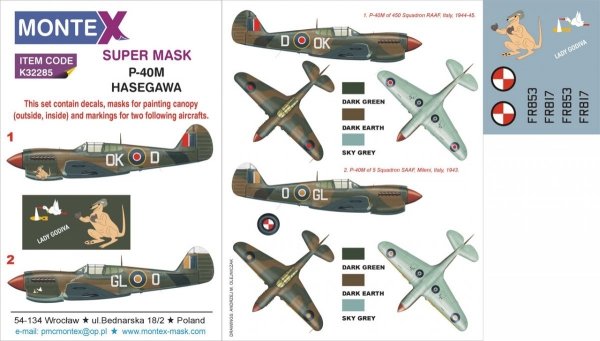 Montex K32285 P-40M 1/32