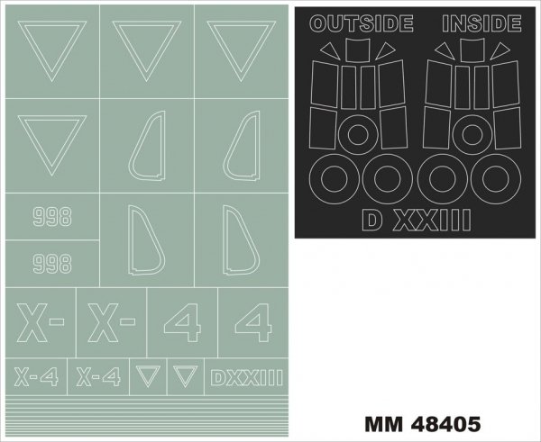 Montex MM48405 FOKKER XXIII RS MODEL 48001 1/48 