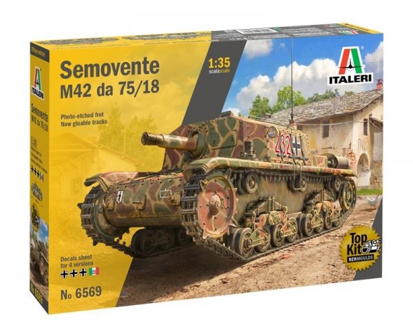 Italeri 6569 SEMOVENTE M42 da 75/18 1/35