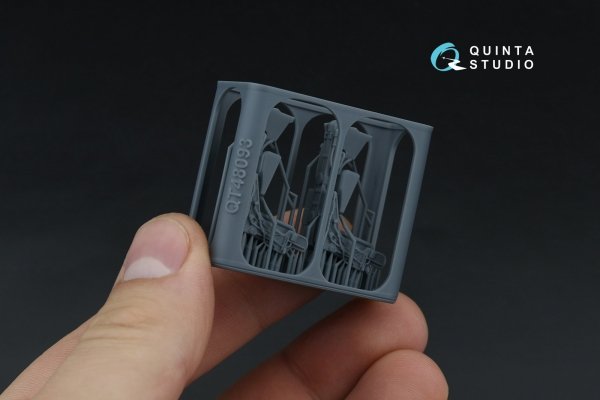 Quinta Studio QR+48091 GRU-7A early, 2 ejection seats for F-14 A (Tamiya, Hobby Boss) 1/48
