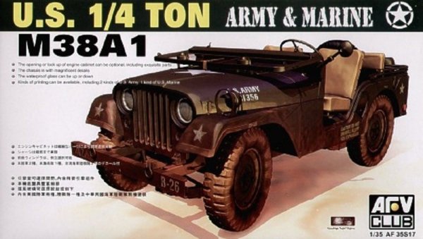 AFV Club 35S17 M38A1 4x4 Utility Truck (1:35)