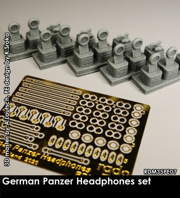 RADO Miniatures RDM35PE07 German Panzer Headphone Set  1/35