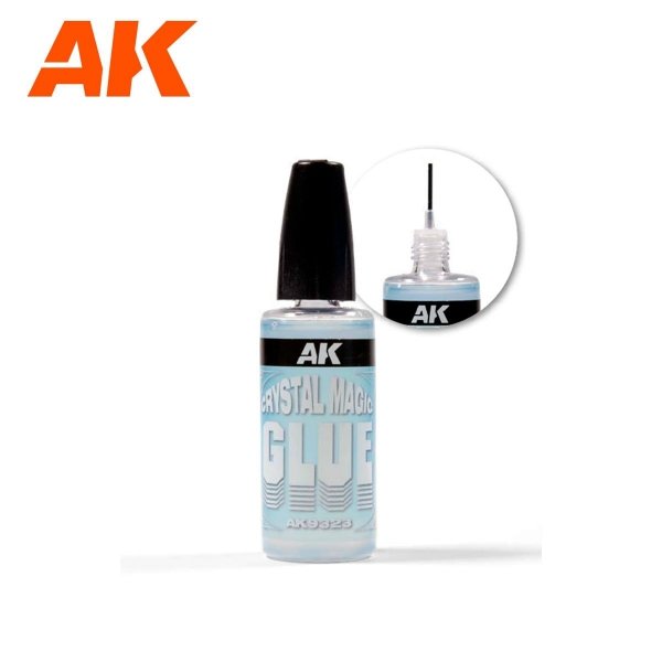 AK Interactive AK9323 CRYSTAL MAGIC GLUE / Klej do części przezroczystych 30ml
