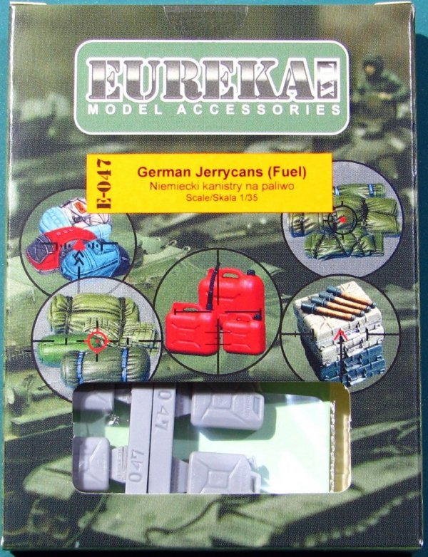 EUREKA XXL E-047 German Jerrycans Fuel (4 pcs) 1/35