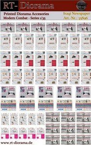 RT-Diorama 35896 Printed Accessories: Iraqi Newspapers 1/35