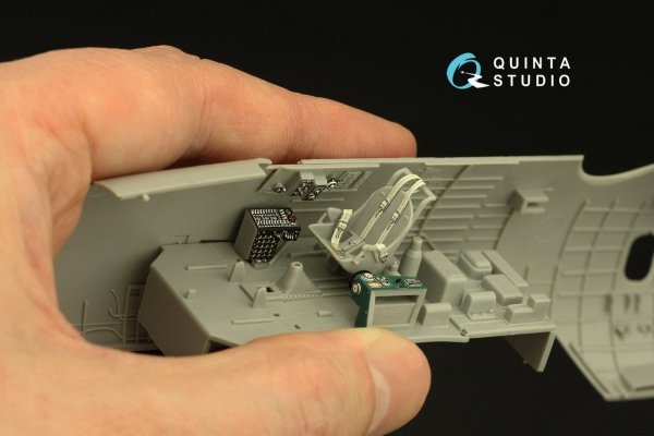 Quinta Studio QD48351 TBF-1C 3D-Printed &amp; coloured Interior on decal paper (Hobby Boss) 1/48