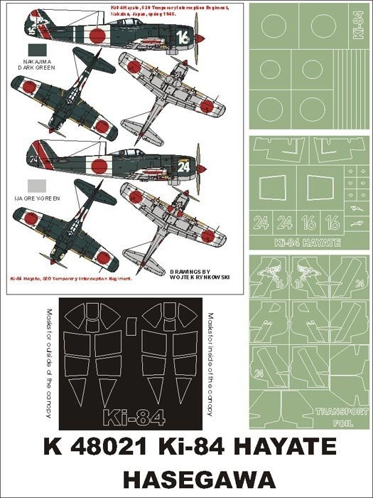 Montex K48021 Ki-84 Hayate 1/48