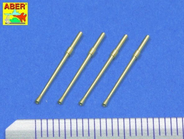 Aber A48014 Set of 4 barrels for Japanese 20 mm Type 99 aircraft machine cannons (1:48)
