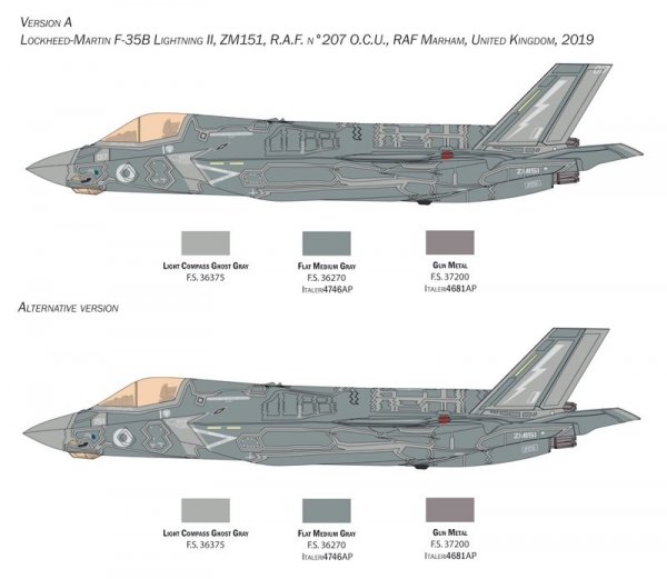 Italeri 2810 F-35 B Lightning II 1/48