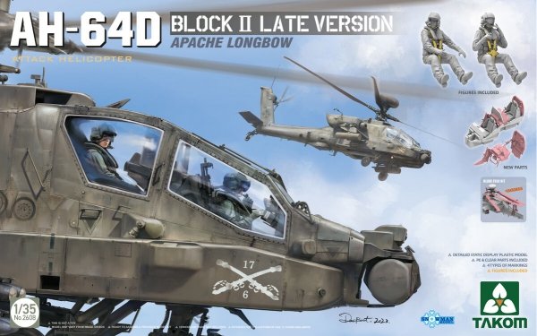 AH-64D Attack Helicopter Apache Longbow Block II Late Version