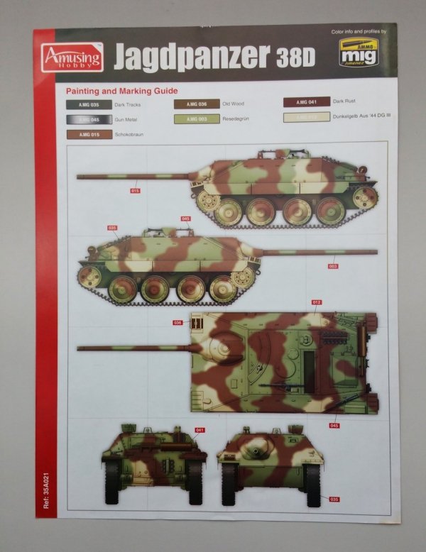 Amusing Hobby 35A021 Jagdpanzer 38(D) (1:35)