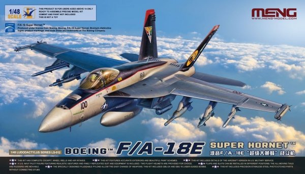 Meng Model LS-012 BOEING F/A-18E Super Hornet 1/48