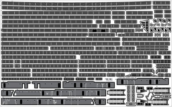 Pontos 35008F1 USS BB-62 New Jersey 1982 Detail Up Set (1:350)