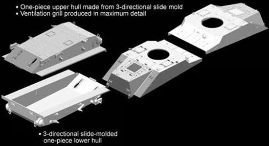 Dragon 7486 IJN Type 2 Amphibious Tank (Ka-Mi) w/Floating Pontoons (1:72)