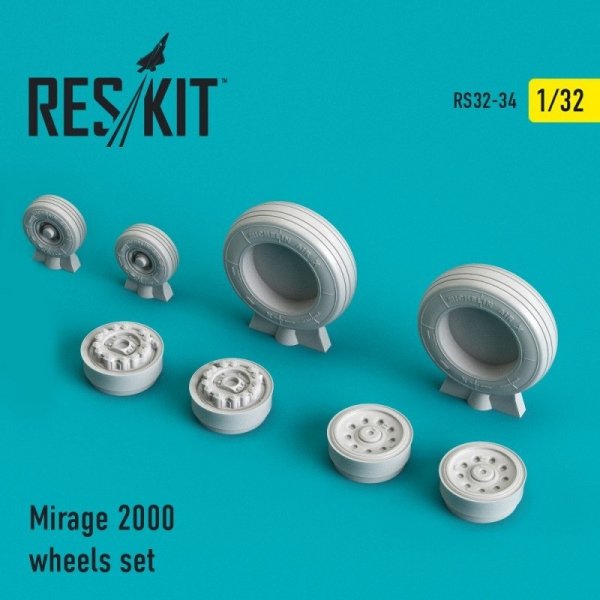 RESKIT RS32-0034 Mirage 2000 wheels set 1/32