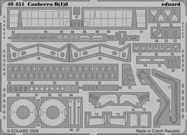 Eduard 49451 Canberra B(I)8 S. A. 1/48 Airfix