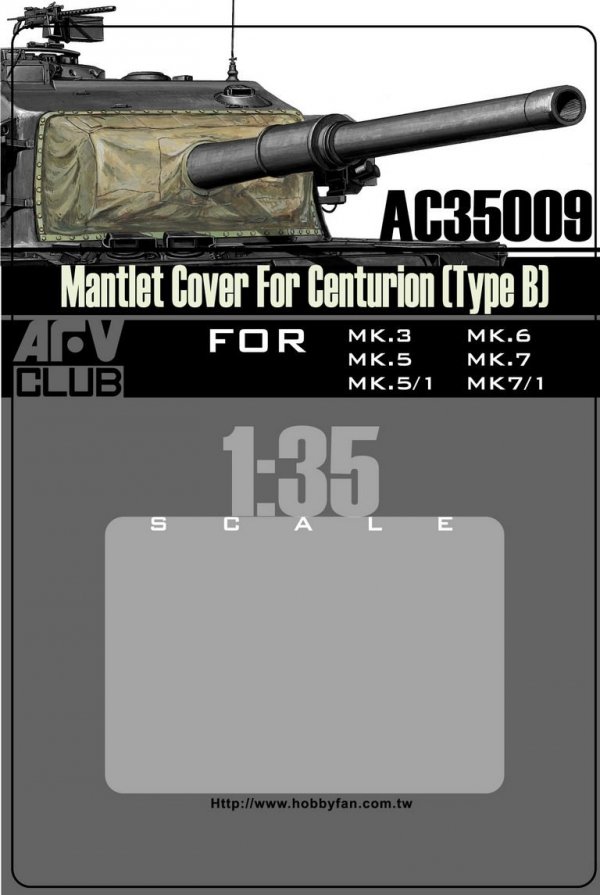 AFV Club AC35009 Mantlet Cover for Centurion Type B 1:35