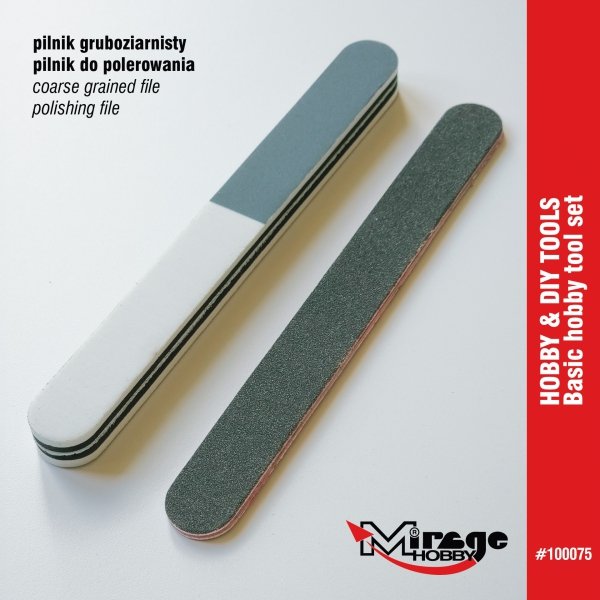 Mirage 100075 Hobby &amp; DIY Basic Tool Set (pliers, tweezers, knife, files, box)