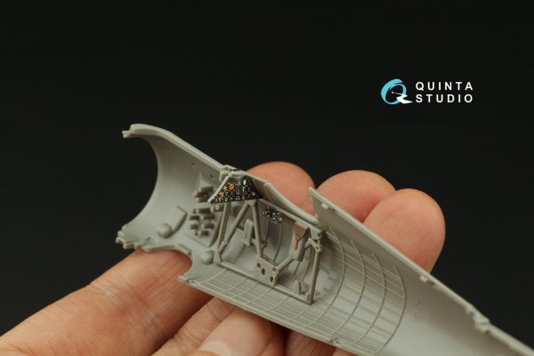 Quinta Studio QD48335 PZL P.11c 3D-Printed &amp; coloured Interior on decal paper (Arma Hobby) 1/48