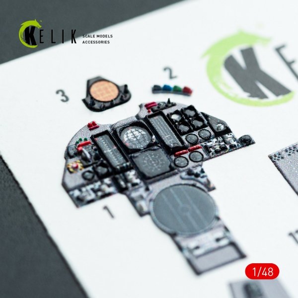 Kelik K48116 F-106A Delta Dart - interior 3D decals for Trumpeter kit (1/48)