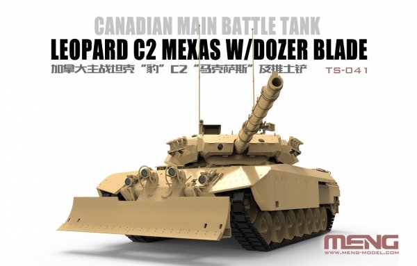 Meng Model TS-041 Leopard C2 Mexas w/ Dozer Blade 1/35