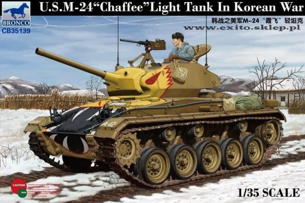 Bronco CB35139 U.S. M-24 Chaffee Light Tank in Korean War (1:35)