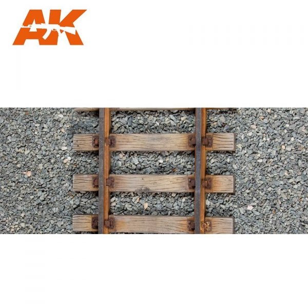 AK Interactive AK8072 RAILROAD BALLAST / Podsypka kolejowa