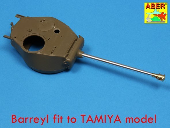 Aber 35L-137 U.S 76 mm M1A2 barrel with muzzle brake for Sherman M4 &amp; M-18 Hellcat (1:35)	